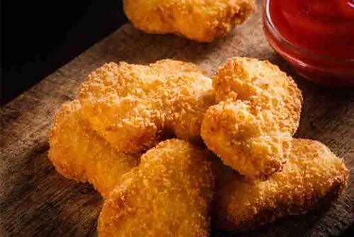 Чикен Макнагетс содержит полидиметилсилоксан.