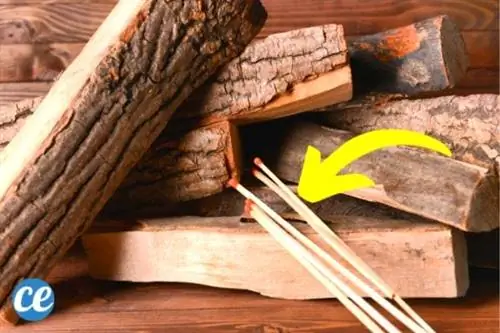 Большие спички, которые заменяют маленькие растопки.