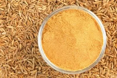 Семена тмина и порошок, облегчающий пищеварение