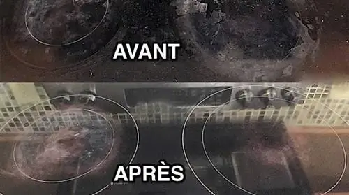 Как почистить очень грязную индукционную плиту без скребка