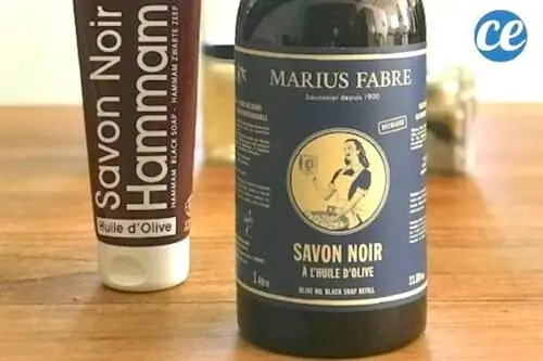 Черное мыло против плесени в ванной