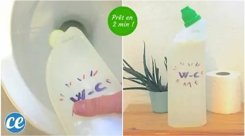 Самодельный гель для туалета, который очищает, удаляет накипь и пахнет чистотой