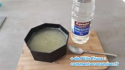 белый уксус с моющим средством «Марсельское мыло»