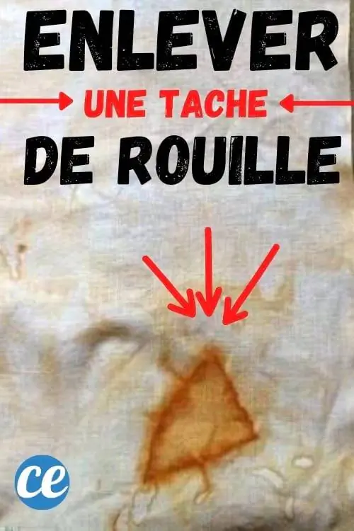 Как отсоединить предмет одежды со ржавчиной