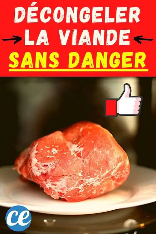 Замороженное мясо в микроволновке готово к размораживанию