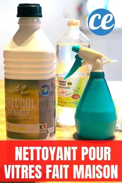 Хозяйственный спирт и белый уксус для рецепта средства для мытья окон