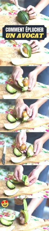 Уловка, чтобы очистить авокадо легко и быстро за 2 минуты!