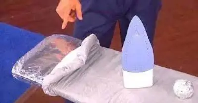 гладильная доска с алюминиевой фольгой для экономии электроэнергии