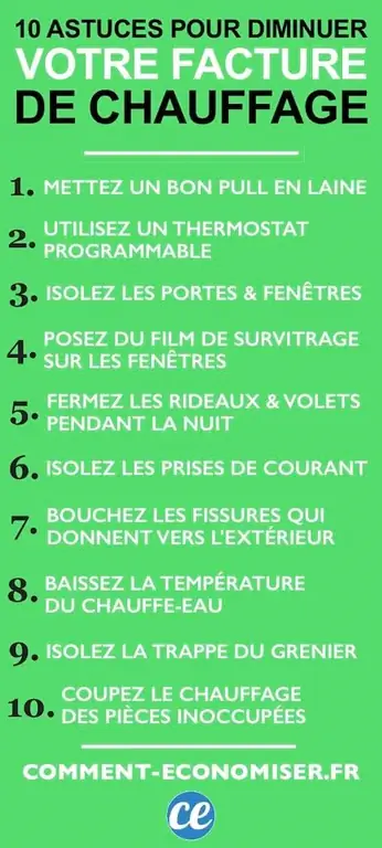 10 советов, как уменьшить счет за отопление!