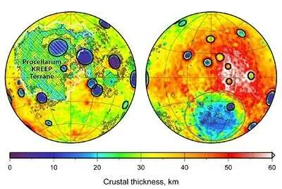 Решена загадка полусферы лунного кратера