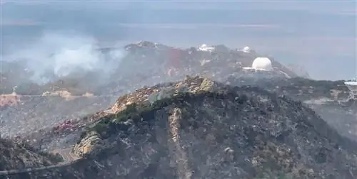 Американские телескопы едва избежали лесного пожара