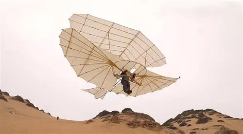 Первый полет на биплане Лилиенталя