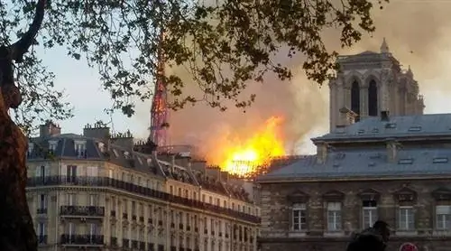 Нотр-Дам: объект Всемирного наследия горит