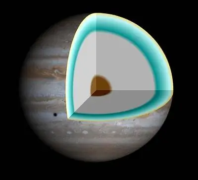 Ядро Юпитера превращает гелий в жидкий металл