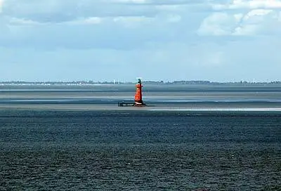 Фарватер изменяет эстуарий Эльбы