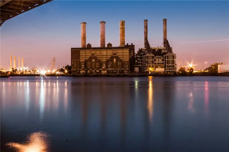 Электростанция в Нью-Джерси