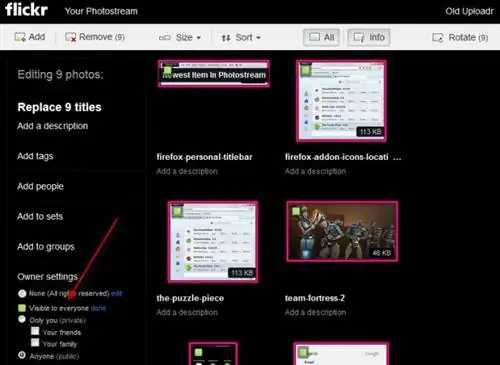 видимость flickr