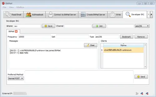 Bitmail: децентрализованный почтовый клиент P2P со сквозным шифрованием