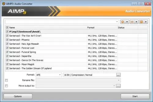 аудио конвертер aimp3