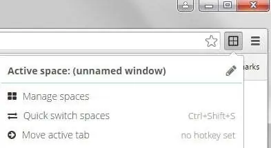 Spaces - это менеджер вкладок для Google Chrome