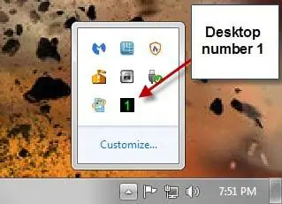 Virgo - это 7-килобайтный менеджер виртуальных рабочих столов для Windows