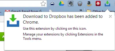 Загрузка веб-файлов прямо в Dropbox в Chrome