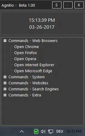 Agnitio: управляйте Windows с помощью голоса