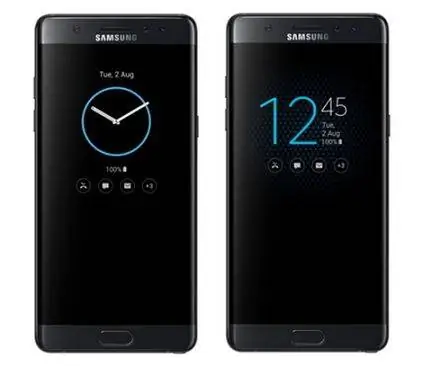 Galaxy Note 7 всегда на дисплее