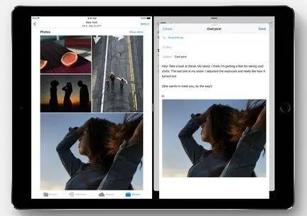 iOS 11 iPad перетаскивание