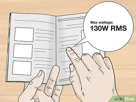 Измерение мощности динамика, шаг 2