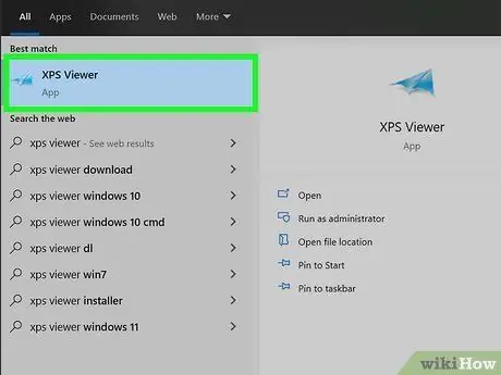 Откройте файлы XPS, шаг 2