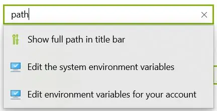 Измените переменную среды Path Method2 step2