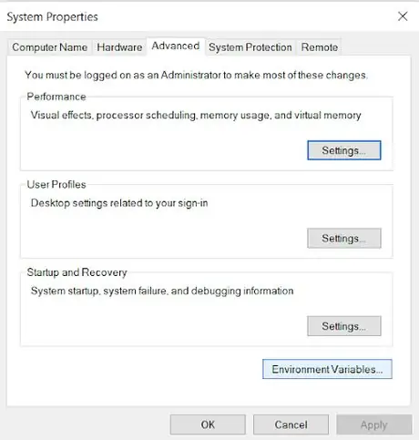 Измените переменную среды пути Method2 Step4