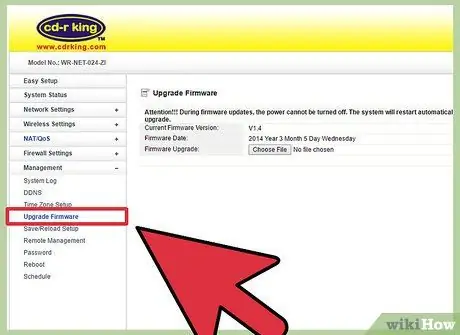Установите DD WRT на свой маршрутизатор Шаг 2