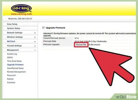 Установите DD WRT на маршрутизатор Шаг 3