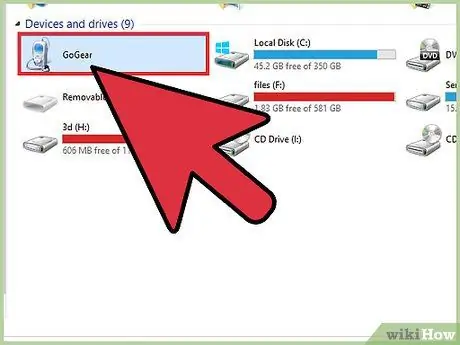 Добавьте музыку в Gogear Vibe Шаг 1