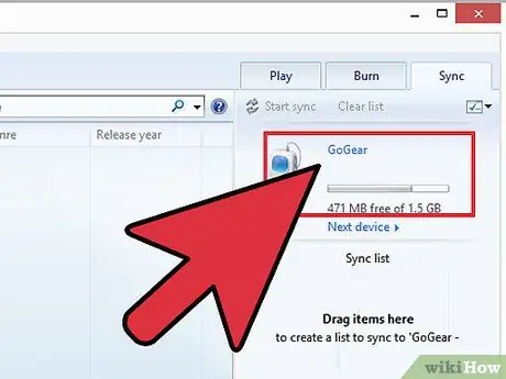 Добавьте музыку в Gogear Vibe Шаг 3