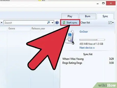 Добавьте музыку в Gogear Vibe Шаг 7