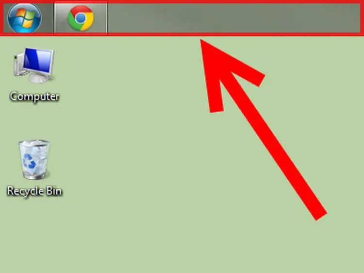 Как переместить панель задач в верхнюю часть экрана в Windows