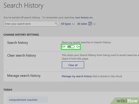 Очистить историю поиска в Интернете, шаг 9 Очистить историю поиска в Интернете, шаг 9