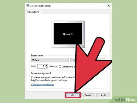Изменение настроек заставки в Windows, шаг 10 Изменение настроек заставки в Windows, шаг 10
