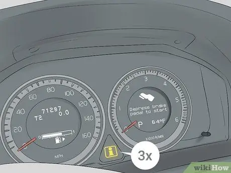 Сброс масляного фонаря Volvo Шаг 6