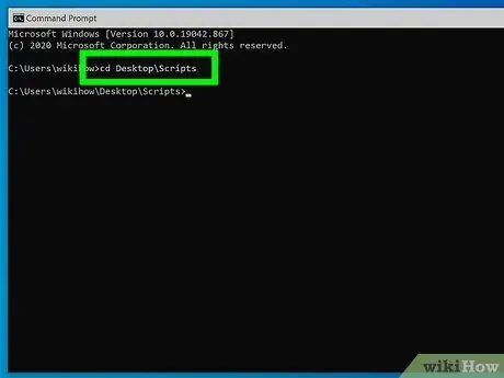 Запустите сценарий Visual Basic, шаг 2