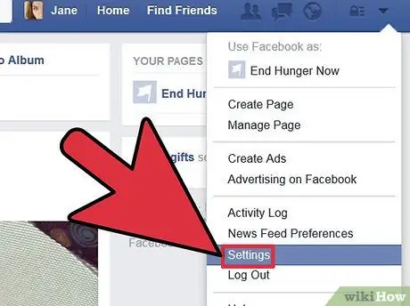 Измените настройки безопасности на Facebook Шаг 2 Измените настройки безопасности на Facebook Шаг 2