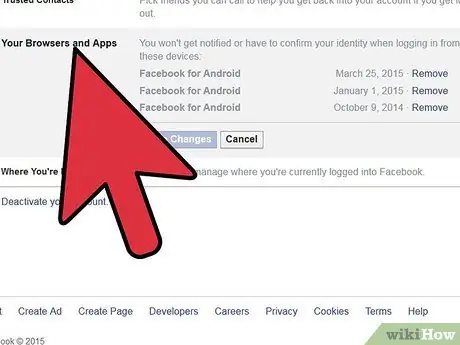 Измените настройки безопасности на Facebook Шаг 9 Измените настройки безопасности на Facebook Шаг 9