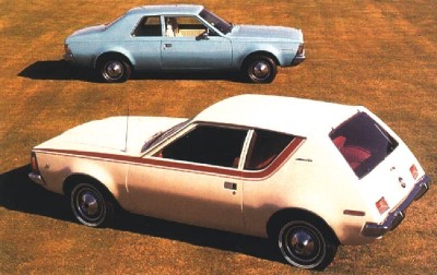 Модели AMC Gremlin 1970 года и модели AMC Hornet 1970 года