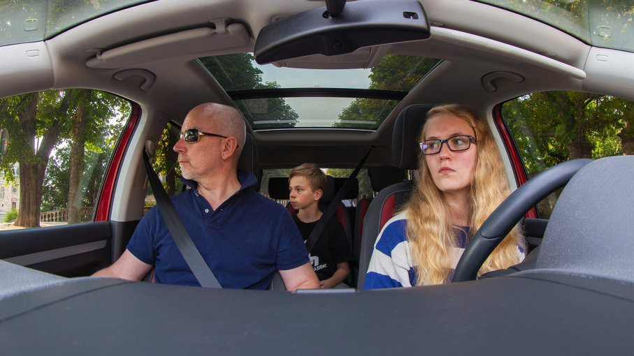 вождение подростка и родителей