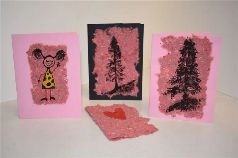 Изготовление бумаги из пижамы