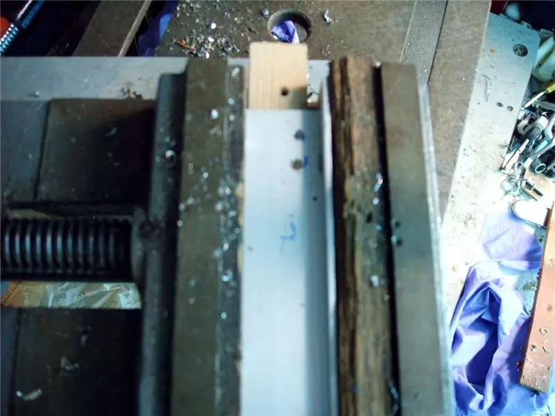 Дополнительная алюминиевая прямоугольная опора