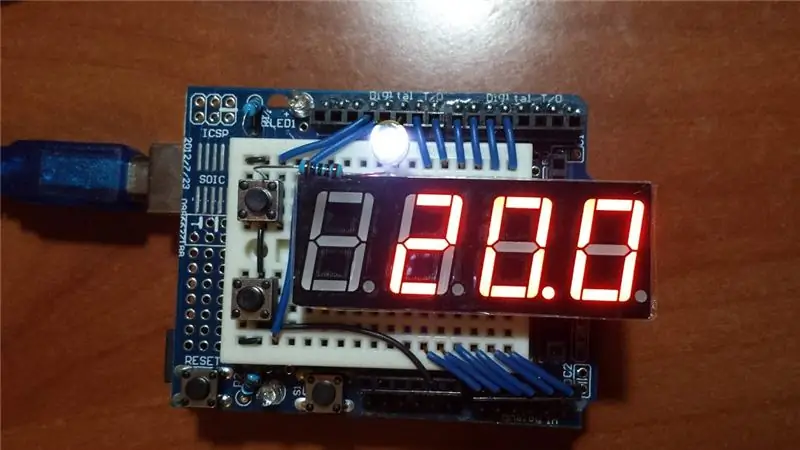 Версия макетной платы (версия с одним светодиодом 5 мм)